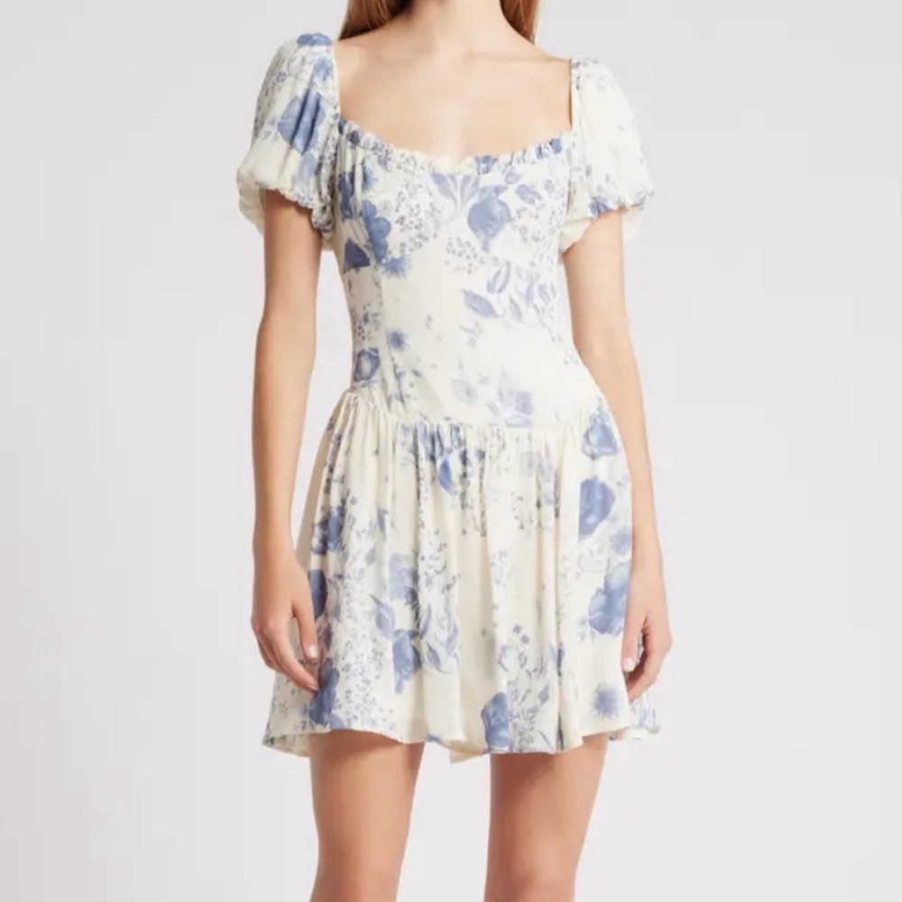 Reformation Davonne Floral Dress